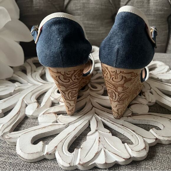 See by Chloe Platform Wedge Sandals Shoes Women’s 37 US 7 - Picture 9 of 14